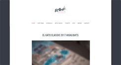 Desktop Screenshot of elgatoclassic.com