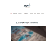 Tablet Screenshot of elgatoclassic.com